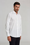 Bisse Regular Fit Beyaz Klasik Erkek Gömlek GMKLS092230020_D01