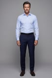 Bisse İtalyan Klasik Regular Fit Pamuk Açık Mavi Erkek Gömlek GMKLS092230017_D33