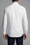 Bisse İtalyan Regular Fit Double Manşet Pamuk Beyaz Erkek Gömlek GMKLS092230019_D01