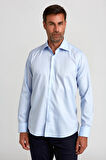 Bisse Regular Fit Mavi Klasik Erkek Gömlek GMKLS0922300103_D35