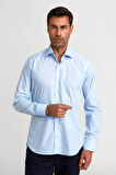 Bisse Regular Fit Açık Mavi Klasik Erkek Gömlek GMKLS0922300111_D33
