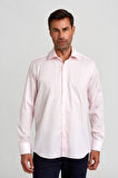 Bisse Regular Fit İtalyan Kumaş Platinium Pembe Erkek Gömlek PLTG002_D29