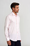 Bisse Regular Fit İtalyan Kumaş Platinium Pembe Erkek Gömlek PLTG002_D29