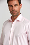 Bisse Regular Fit İtalyan Kumaş Platinium Pembe Erkek Gömlek PLTG002_D29