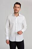 Bisse Platinium Regular Fit Beyaz Erkek Gömlek PLTG004_D01