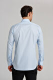 Bisse Platinium Regular Fit Mavi Erkek Gömlek PLTG012_D35