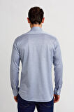 Bisse Platinium Regular Fit Mavi Erkek Gömlek PLTG017_D39