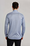 Bisse Platinium Regular Fit Mavi Erkek Gömlek PLTG018_D35