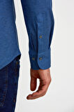 Bisse Platinium Regular Fit Lacivert Erkek Gömlek PLTG015_D39