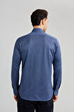 Bisse Platinium Regular Fit Lacivert Erkek Gömlek PLTG016_D39