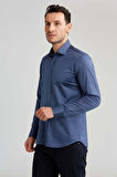 Bisse Platinium Regular Fit Lacivert Erkek Gömlek PLTG016_D39