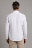 Bisse BeYaz Grubu Regular Fit Keten Paşa Yaka Gömlek GMKTN3PS224003_D01