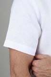 Bisse Regular Fit Tek Cepli Keten Doğal Pamuk Beyaz Erkek Gömlek GMKTN1KC224010_D01