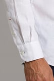 Bisse BeYaz Grubu Regular Fit Keten Cepsiz Paşa Yaka Gömlek GMKTN3PS224015_D01