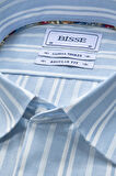 Bisse Spor Yaka Uzun Kollu Regular Fit Çizgili Açık Mavi Erkek Gömlek GMCZG3SP224005_D33