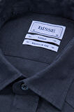 Bisse Birit Yaka Kısa Kollu Regular Fit Lacivert Erkek Gömlek GMKTNA1224013_E39