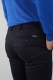 Bisse Siyah Pamuk Doğal Lastikli Jogger Spor Pantolon PNS24K24002_D99