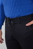 Bisse Siyah Pamuk Doğal Lastikli Jogger Spor Pantolon PNS24K24002_D99