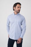 Bisse Regular Fit Pamuk Mavi Erkek Gömlek GMEKS4K242032_D35