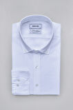 Bisse Klasik Spor Yaka Uzun Kollu Regular Fit Beyaz Erkek Gömlek GMKLS4KSP242045_D01