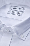 Bisse Klasik Spor Yaka Uzun Kollu Regular Fit Beyaz Erkek Gömlek GMKLS4KSP242045_D01