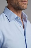 Bisse Klasik Yaka Regular Fit Açık Mavi Uzun Kol Cepsiz Erkek Gömlek GMKLS250059_33