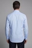 Bisse Klasik Yaka Regular Fit Açık Mavi Uzun Kol Cepsiz Erkek Gömlek GMKLS250059_33