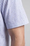 Bisse Regular Fit Erkek Kısa Kol Paşa Yaka Cepsiz Pamuk Lacivert Gömlek BSGMCZG25302_C39