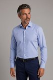 Bisse Mavi Regular Fit Pamuk Cepsiz Uzun İtalyan Yaka Gömlek GMEKS252113_E35