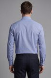 Bisse Regular Fit Uzun Kol Cepsiz Pamuk Lacivert Erkek Gömlek BSGMKLS25321_D39