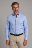 Bisse Mavi Regular Fit Cepsiz Klasik Uzun İtalyan Yaka Gömlek GMKLS252181_D35