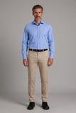 Bisse Mavi Regular Fit Cepsiz Klasik Uzun Yaka Gömlek GMKLS252176_D35