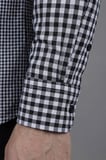 Bisse Siyah Regular Fit Pamuk Cepsiz Klasik Uzun Paşa Gömlek BSGMEKS25562_D99