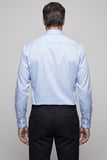 Bisse Mavi Regular Fit Pamuk Cepsiz Klasik Uzun Yaka oıron Gömlek GMKLS252200_D35