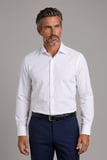 Bisse BeYaz Grubu Regular Fit Pamuk Cepsiz Klasik Uzun Yaka Gömlek GMKLS252203_D01
