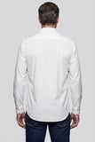 Bisse Beyaz Regular Fit Cepsiz Uzun Paşa Yaka Gömlek GMOKS261001_D01