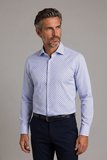 Bisse Mavi Regular Fit Cepsiz Uzun Yaka Gömlek GMARS261071_35