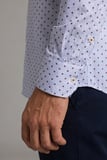 Bisse Mavi Regular Fit Cepsiz Uzun Yaka Gömlek GMARS261071_35