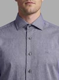 Bisse Lacivert Regular Fit Cepsiz Uzun İtalyan Yaka Gömlek BSGMARS26324_39