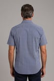 Bisse Lacivert Regular Fit Cepsiz Kisa Apaj Yaka Gömlek GMBSK261050_C39