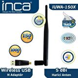 Inca IUWA-150tx 150mbps 5DBİ Anten Mini Wireless Adaptör
