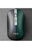 Inca IWM-531RY  Bluetooth & Wireless  Rechargeable  Special Metallic  Silent Mouse