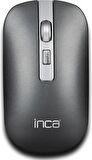 Inca IWM-531RG Bluetooth Wireless Rechargeable Special Metallic Silent Mouse