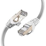 FLAXES FNK-705G 5m CAT 7  S/FTP PATCH KABLOSU,GRİ