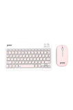 Preo K9 Mini TV Tablet Ve Telefon Uyumlu Kablosuz Klavye Mouse Pembe Set