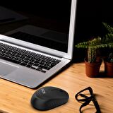 Inca IWM-243RS Candy Desing  4D Silent Wireless Mouse -Siyah