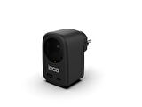Inca IPW-42SY 1Port 12W USB+Type-C Akım Korumalı  Duvar Priz - Siyah 