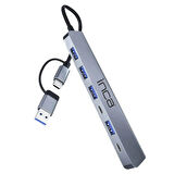 Inca IUTP-7T USB/Type-C Hub x7 Alüminyum Çoklayıcı 