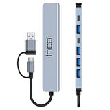Inca IUTP-7T USB/Type-C Hub x7 Alüminyum Çoklayıcı 