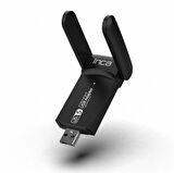 Inca IUWA-1300X 1300Mbps  Bluetooth 4.2 Dual-Bant Kablosuz-Ac Usb Adaptör 